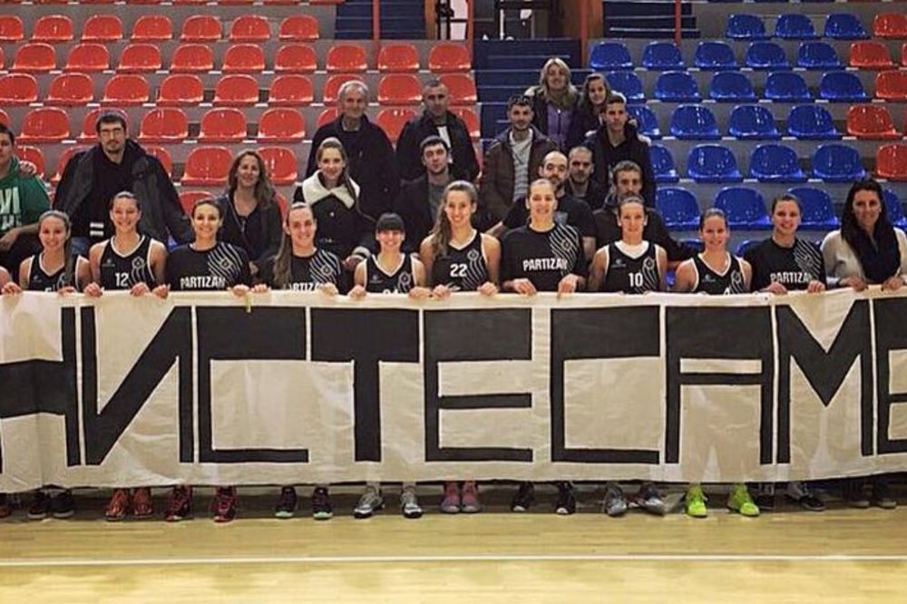 Istorijska pobeda košarkašica Partizana: Crno-bele dame razbile protivnice 103 razlike!