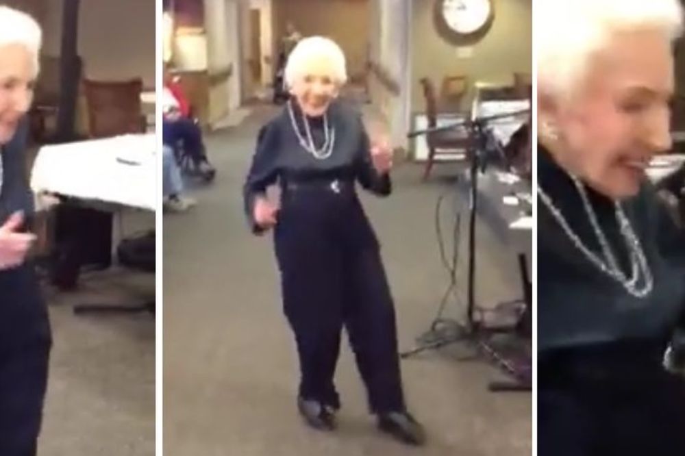 Ovako to izgleda kada cura od 100 godina krene da đuska! (VIDEO)