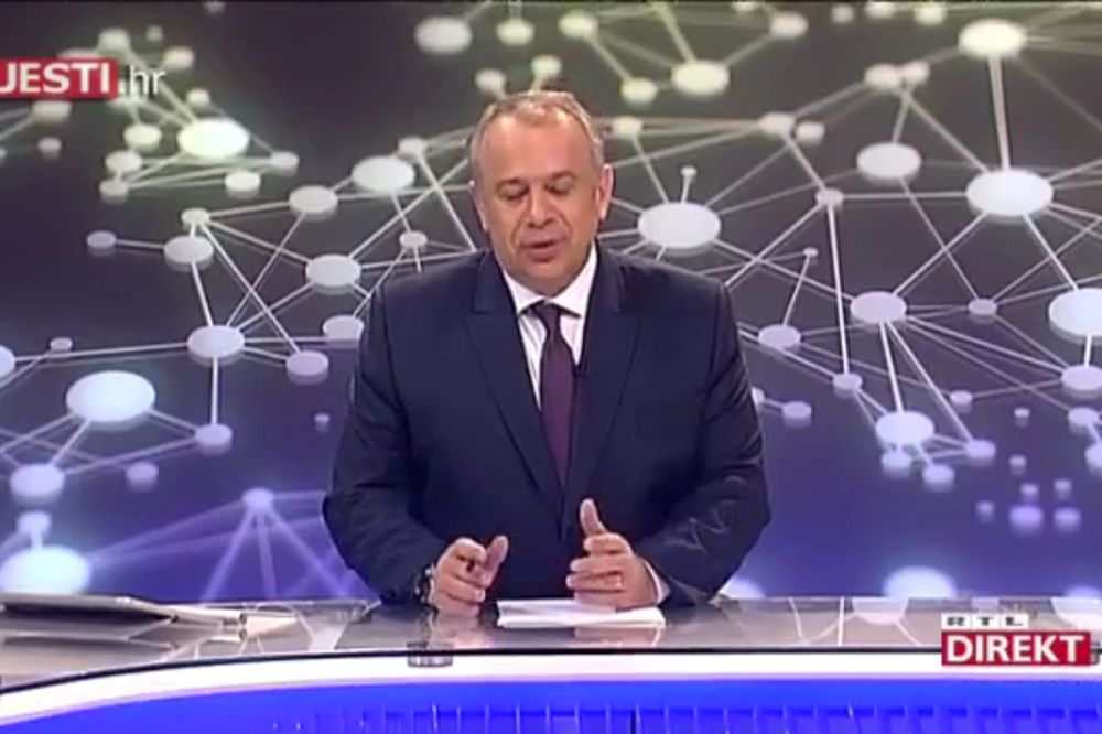 Počešite testise, ko ih ima i laka vam noć! Ovako je hrvatski voditelj odjavio vesti! (VIDEO)