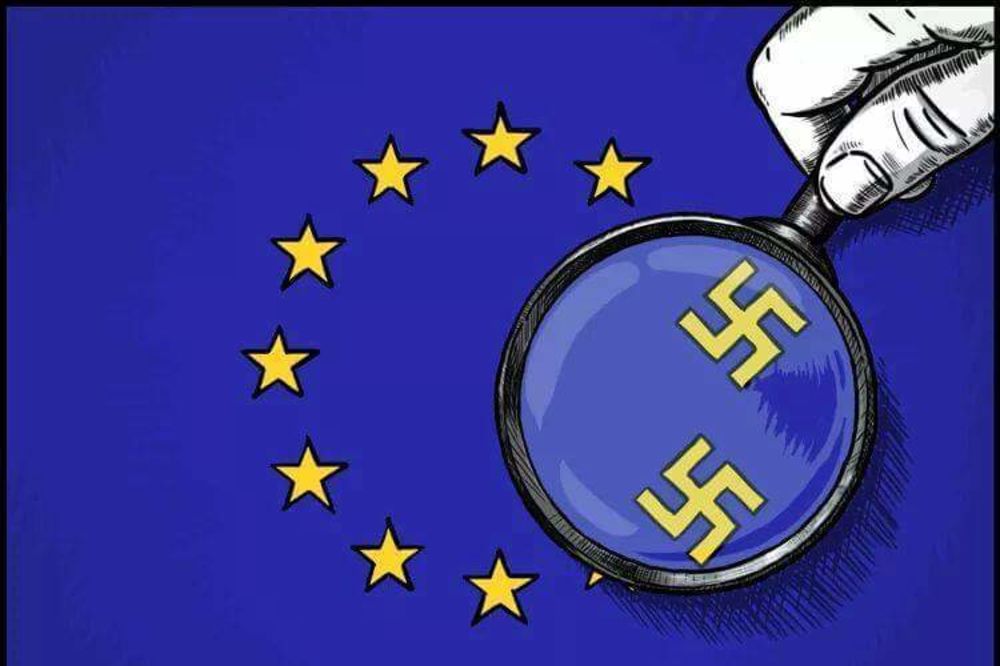 EU zvezda ili svastika? Ova karikatura je društvene mreže ostavila u pepelu! (FOTO)