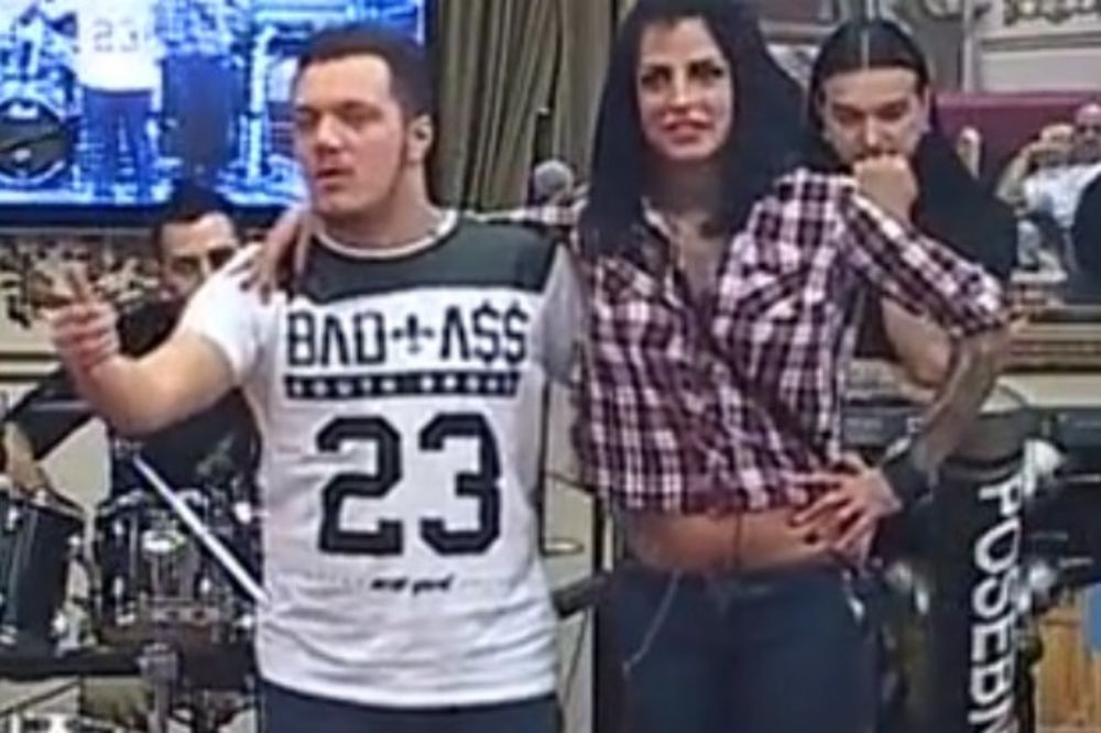 Gastoz i Jelena Krunić se drogirali u toaletu! Ali samo da čujete njihov izgovor! (VIDEO)