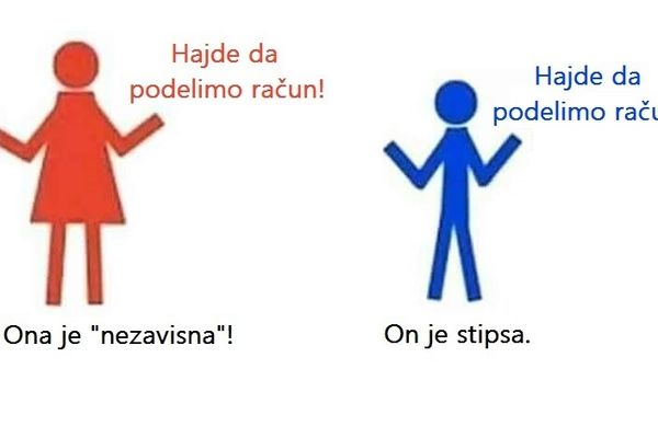 Pogledajmo se u oči: Je l se ovo zove ravnopravnost polova? (STRIP)