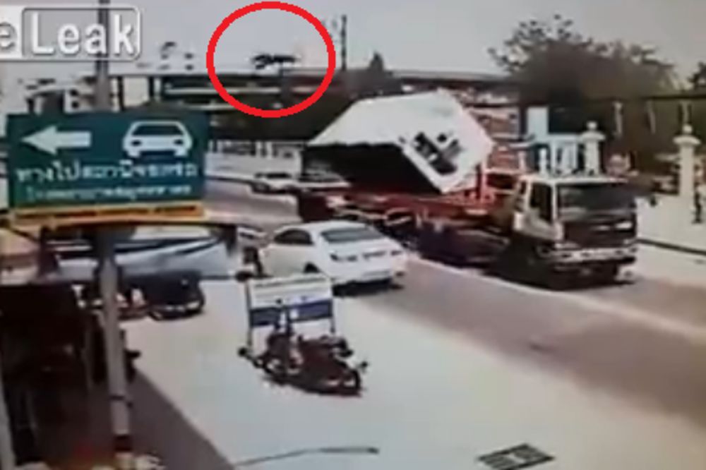 Ljudski katapult: Trimovao je drveće, pa poleteo u nebo! (VIDEO)