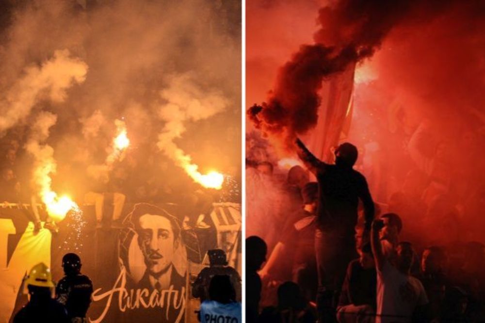 Makljaža Delija i Grobara prekinula saobraćaj na Zrenjaninskom putu!