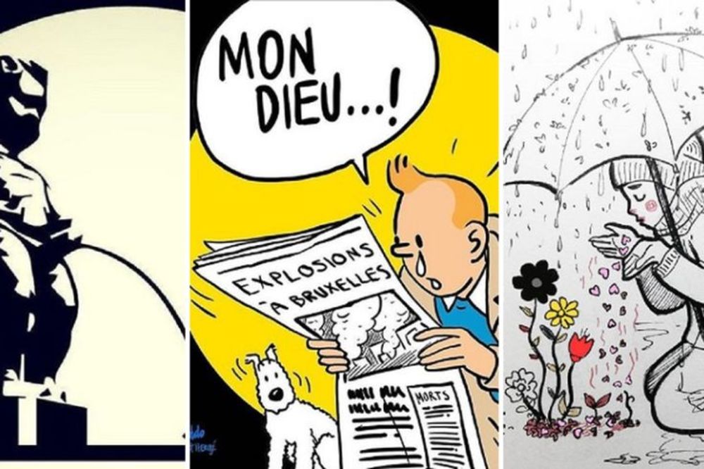 20 neverovatnih ilustracija koje pokazuju da je ceo svet uz Brisel (FOTO)