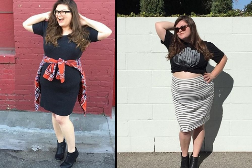 Obukla sam se tako da se vidi moj debeli stomak. I šta mi možete? (FOTO) (VIDEO)