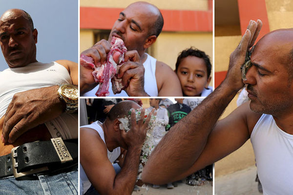 Njega se plaši i Terminator! Ovaj Faraon jede eksere, živo meso i merdevine! (FOTO)