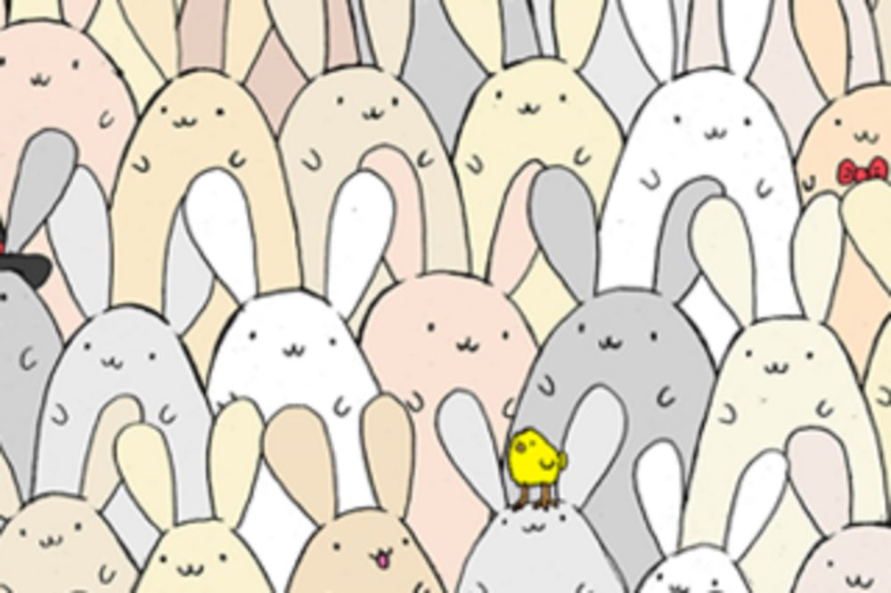 Uskršnja zagonetka: Da li možete da pronađete jaje među zekama? (FOTO)