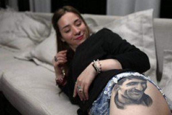 Kad je video gde je istetovirala njegov lik, Mesi je odmah pristao da se vidi s njom! (FOTO)