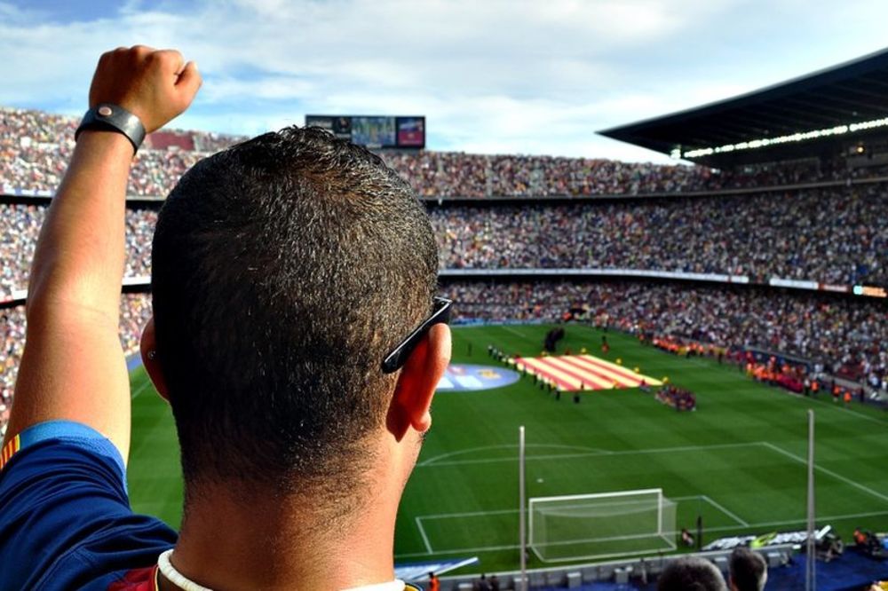 Dobrodošli na stadion Johan Krojf, dom fudbalera Barselone...