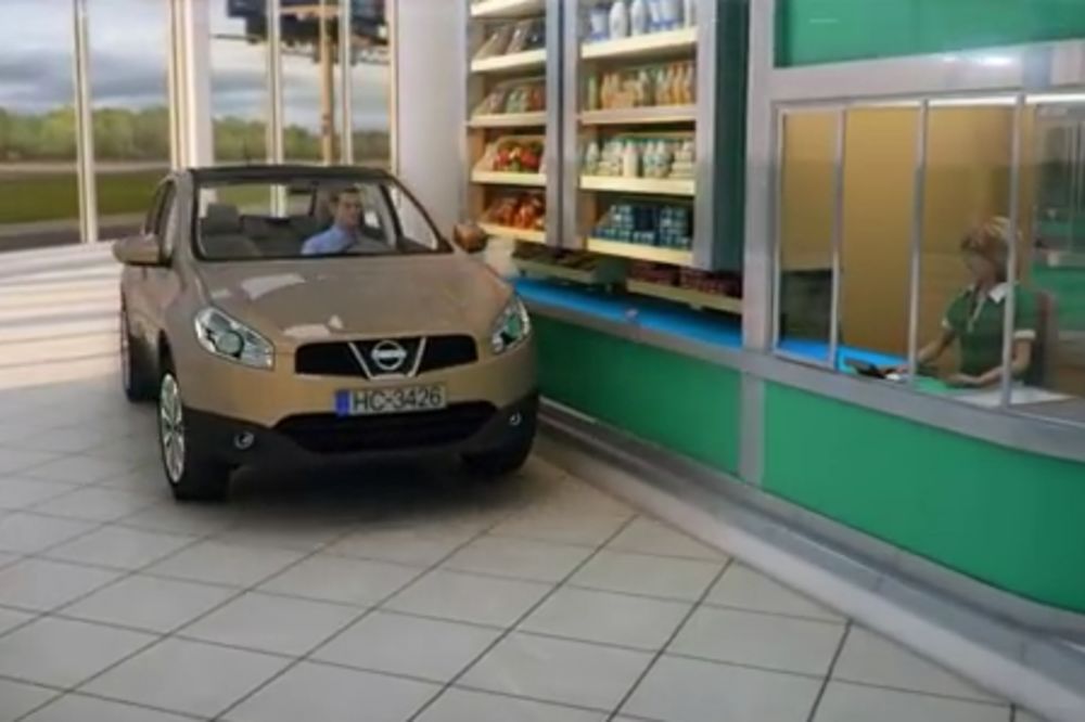 Pumpa ili supermarket: Da li ste spremni za šoping iz kola? (VIDEO)
