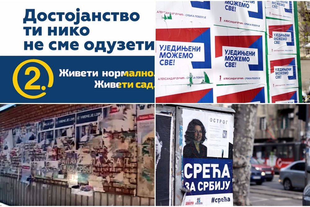 Dosta je bilo. da živimo normalno. idemo dalje: Da li i vas nerviraju slogani za ove izbore? (FOTO) (VIDEO)
