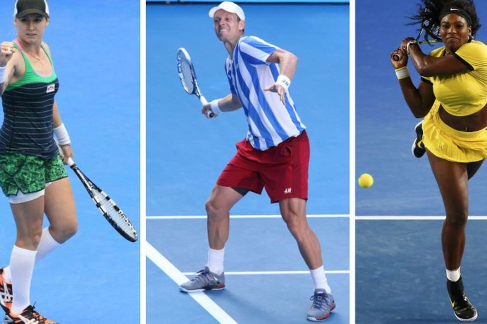 Kako ste pristali da nosite ovakvu odeću? Outfiti koji su za cirkus, a ne za teniski teren! (FOTO) (VIDEO)