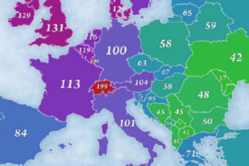Evo koliko su Srbi siromašni: Bugarima nismo ni do kolena, o Norveškoj i Nemačkoj da ne pričamo! (FOTO)
