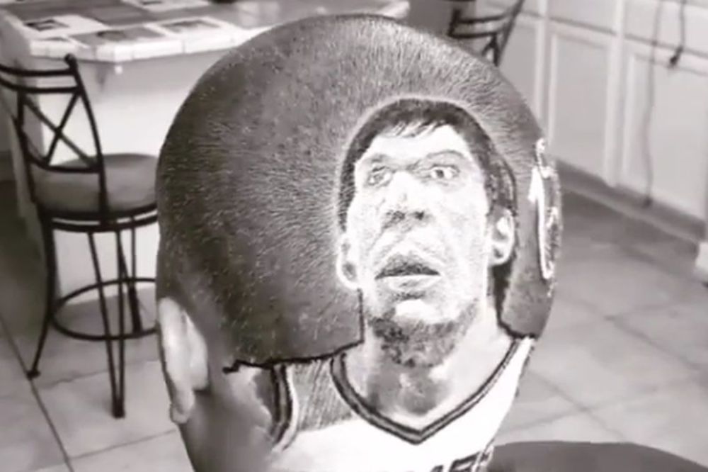 Bobimanija i dalje traje: Još jedan navijač Sparsa posvetio frizuru Marjanoviću! (VIDEO)