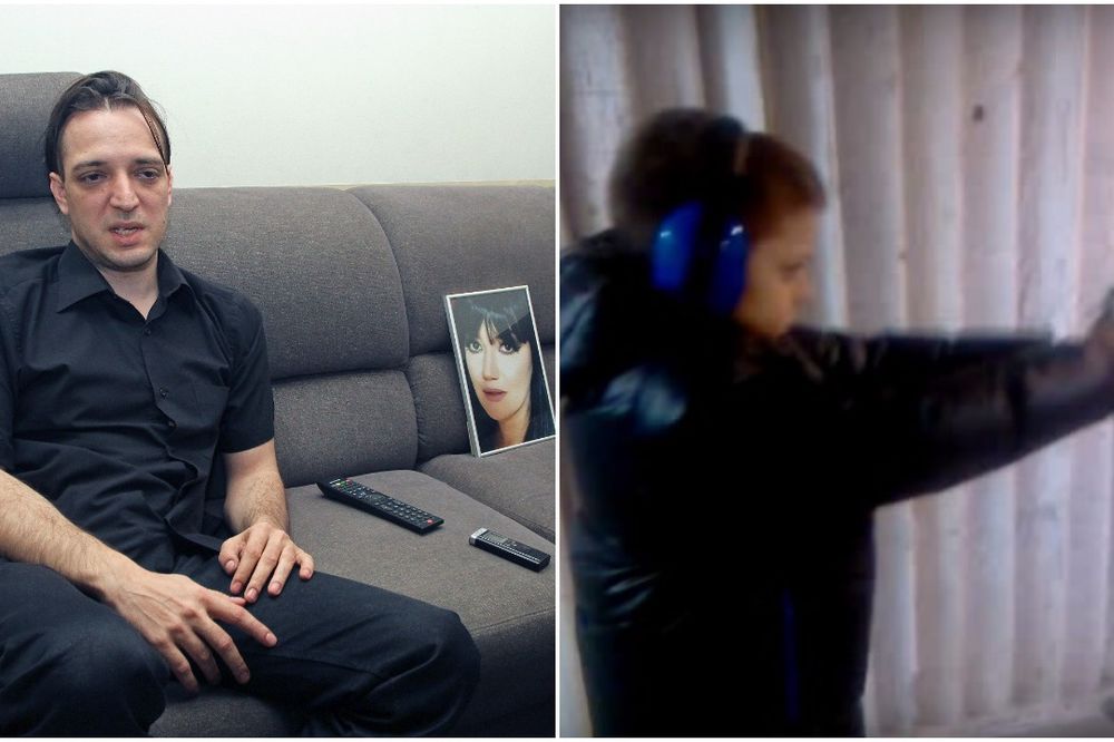 Pogledajte kako muž ubijene zvezde Granda uči sina da puca iz pištolja! (VIDEO)