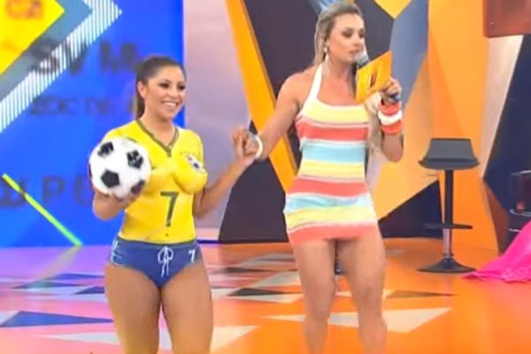 Uživo u TV programu: Da li ona nosi dres... ili bodi pejnt? (VIDEO)