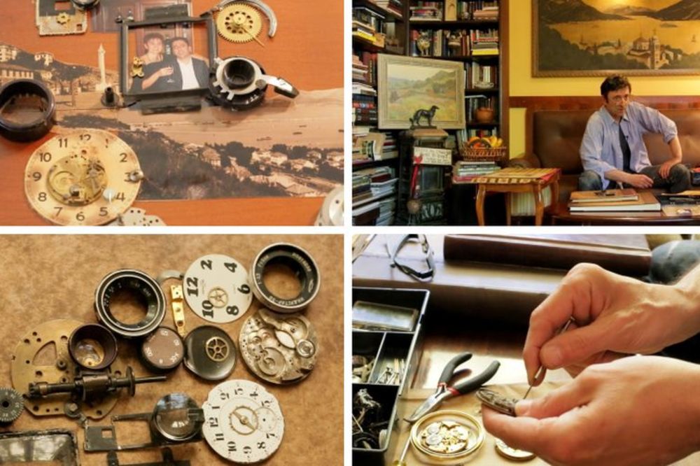 Ovaj čovek od rasturenih satova ukrašava najlepše korice foto-albuma! (VIDEO)