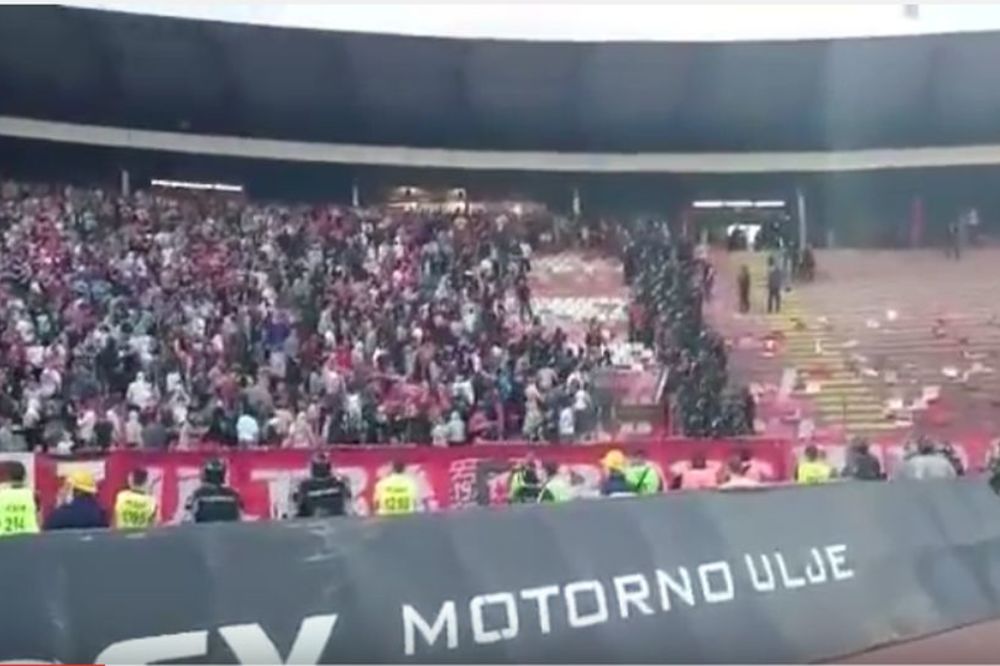 Delije stolicama i bakljama po Žandarmeriji, a onda je usledio kontraudar! (VIDEO)