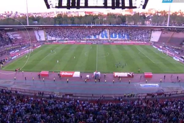 Potpuno ludilo na istoku i severu Marakane: Letele stolice, navijači Zvezde se sukobili i sa Žandarmerijom! (VIDEO)