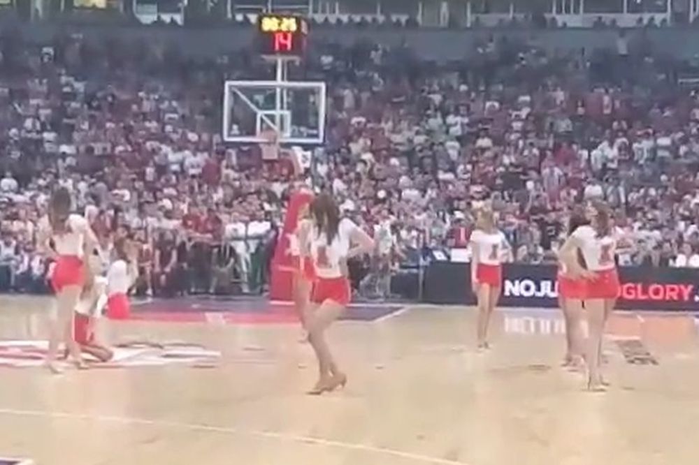 Čirlidersice Zvezde, atraktivnije nego ikada, u Areni se igrale sa maštom svih Delija! (VIDEO)