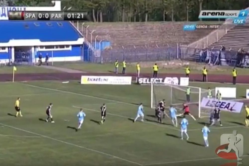 Mihajlović već u 82. sekundi doneo vođstvo Partizanu protiv Spartaka! (VIDEO)