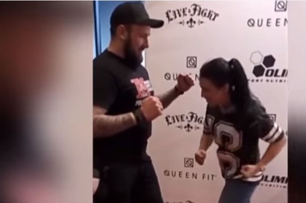 Koliko su lud od 0 do toga da tražiš od UFC šampionke da te udari svom snagom u stomak? (VIDEO)