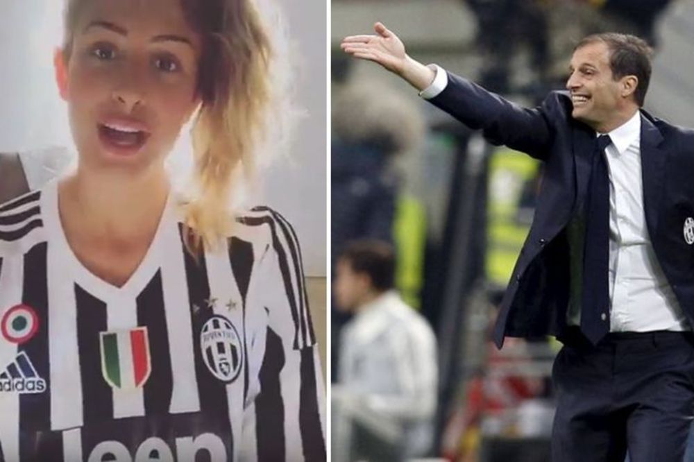 Lepa Alegrijeva kći u dresu zapevala Juveovu pesmu i postala hit na internetu! (VIDEO)