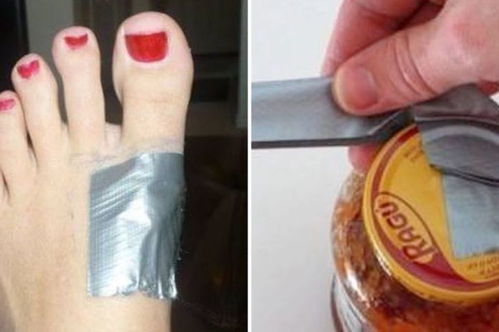 Stavila je lepljivu traku. Kad je skinula, bilo joj je krivo što ranije nije saznala za ove trikove! (FOTO)