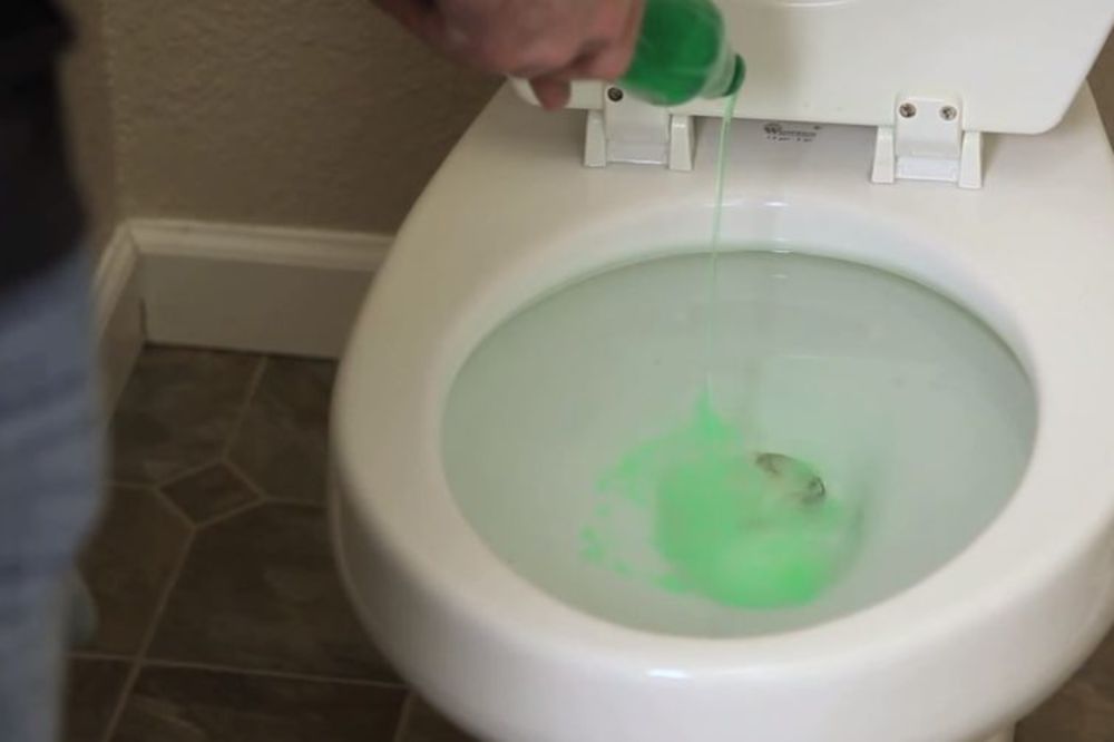 Sipao je deterdžent za sudove u WC šolju. Ono što se dogodilo je genijalno! (VIDEO)