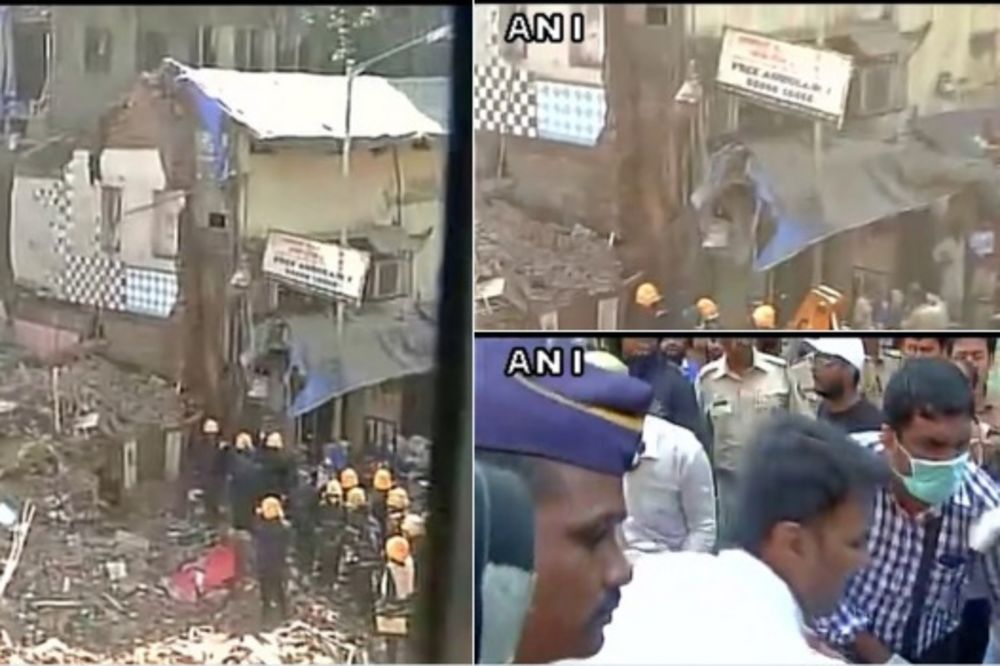 U prah i pepeo: Urušila se trospratna zgrada u Mumbajiju (FOTO) (VIDEO)