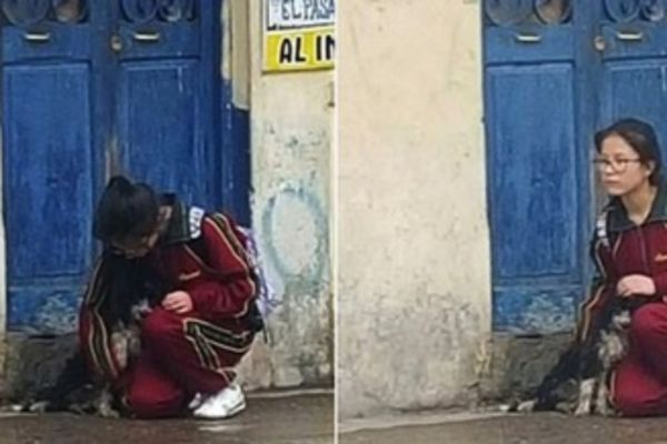 Da nas je više ovakvih: Fotografija devojčice i psa koja je rasplakala svet! (FOTO)