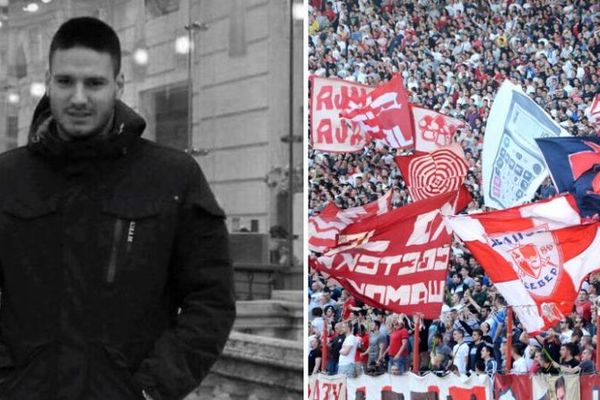 Delije ne zaboravljaju drugove: Ogroman transparent na Vračaru u čast ubijenog navijača! (FOTO)