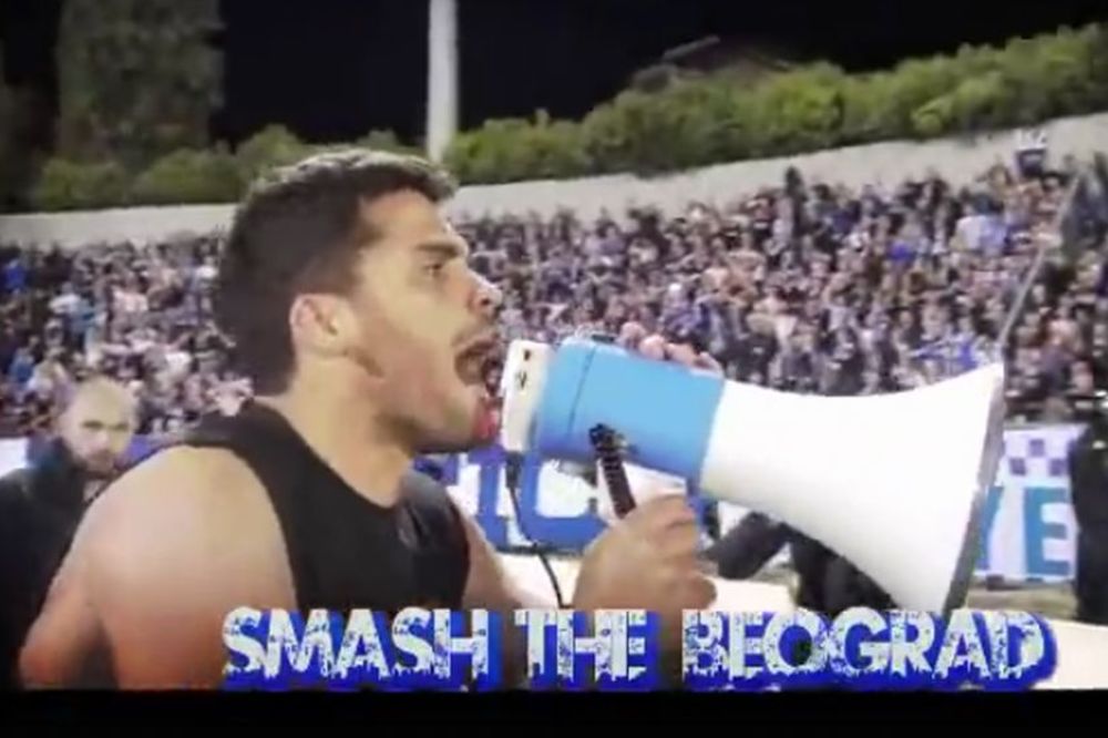 Albanski fudbaler poveo navijanje, dok je sa tribina odzvanjalo: Smrvićemo Beograd! (VIDEO)