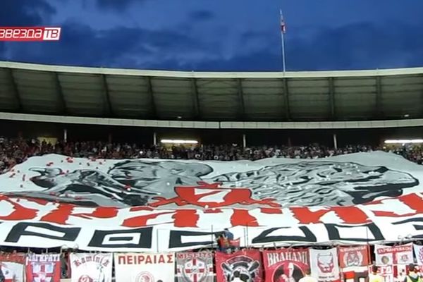 Koreografija, bakljade i navijanje Delija na utakmici sa Olimpijakosom iz neverovatnih uglova! (VIDEO)