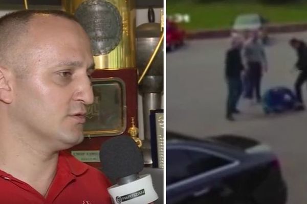 Posle mučnih batina: Prebijeni član Vazurinog obezbeđenja prvi put u javnosti (VIDEO)