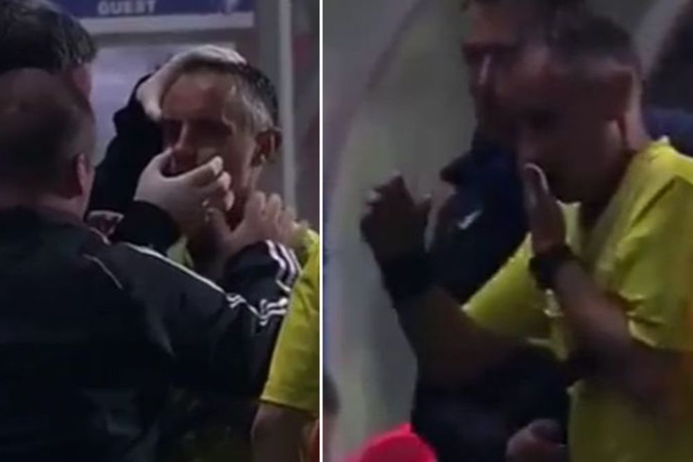 Grobari bakljadom prekinuli finale i povredili pomoćnog sudiju! (VIDEO)