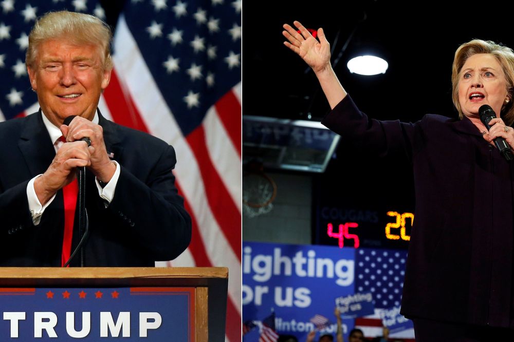 Biće gusto: Tramp i Klintonova skoro izjednačeni!