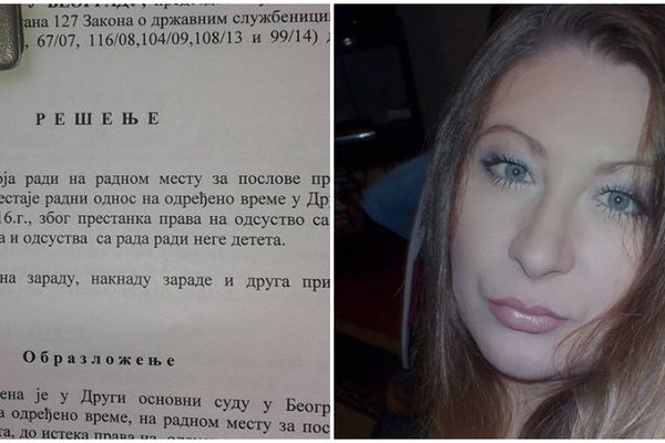 Kako vas, bre, nije sramota? Vratila se sa porodiljskog bolovanja pa popila otkaz! (FOTO)