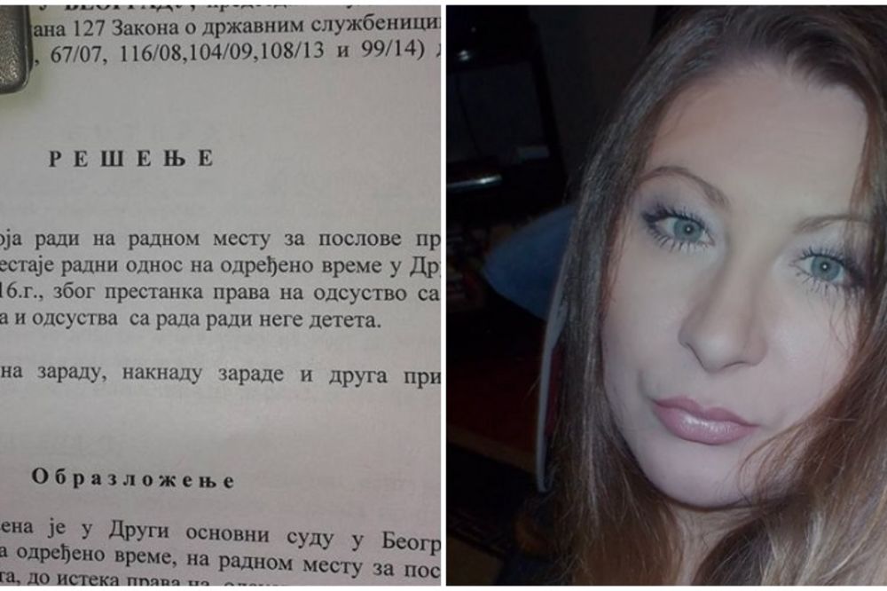 Kako vas, bre, nije sramota? Vratila se sa porodiljskog bolovanja pa popila otkaz! (FOTO)