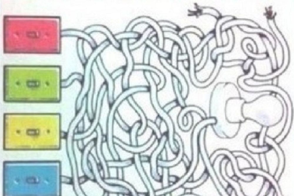 Novi zadatak muči internet: Koja utičnica pali sijalicu? (FOTO)