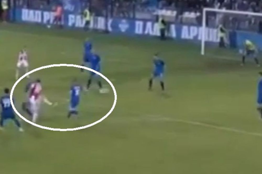 Katai izvadio šestar i uglomer: Geometrijska preciznost Zvezdinog asa za preokret u Surdulici! (VIDEO)