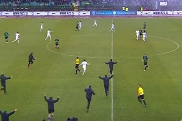Ludilo u Sloveniji: Olimpija sa bele tačke u 94. minutu osvojila titulu i srušila snove Mariboru! (VIDEO)