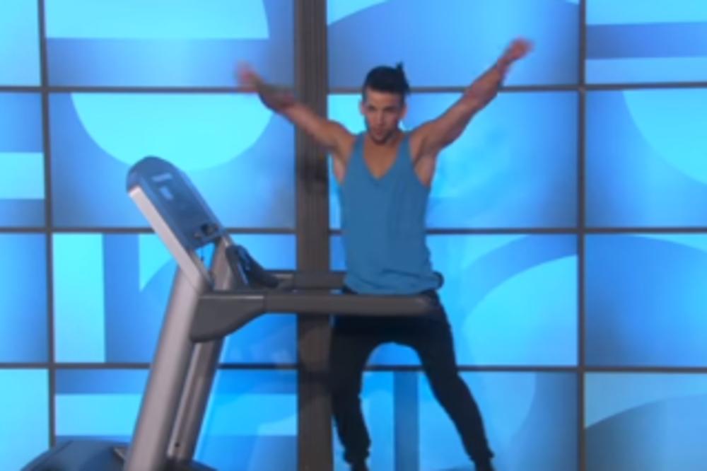 Majstor plesa... na traci za trčanje! (VIDEO)