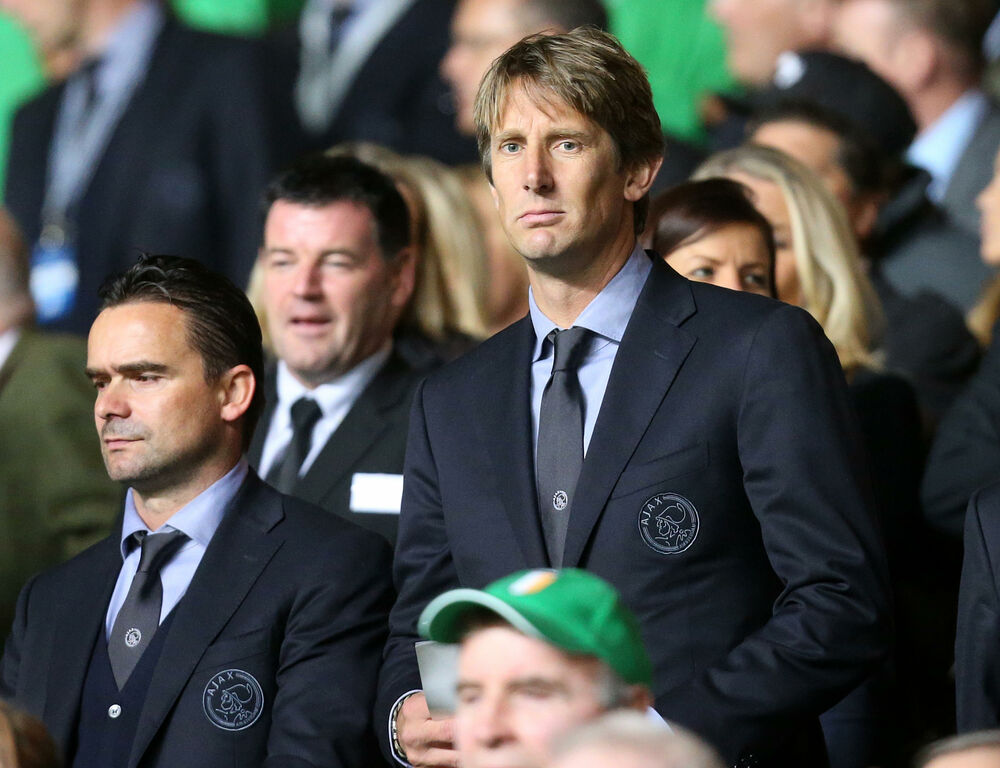Edvin van der Sar u društvu Marka Overmarsa  
