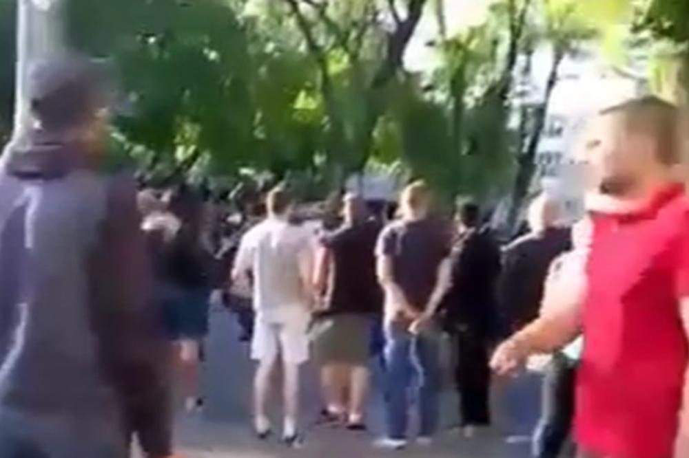 Bliski susret na Autokomandi: Delije prozivale Grobare! (VIDEO)