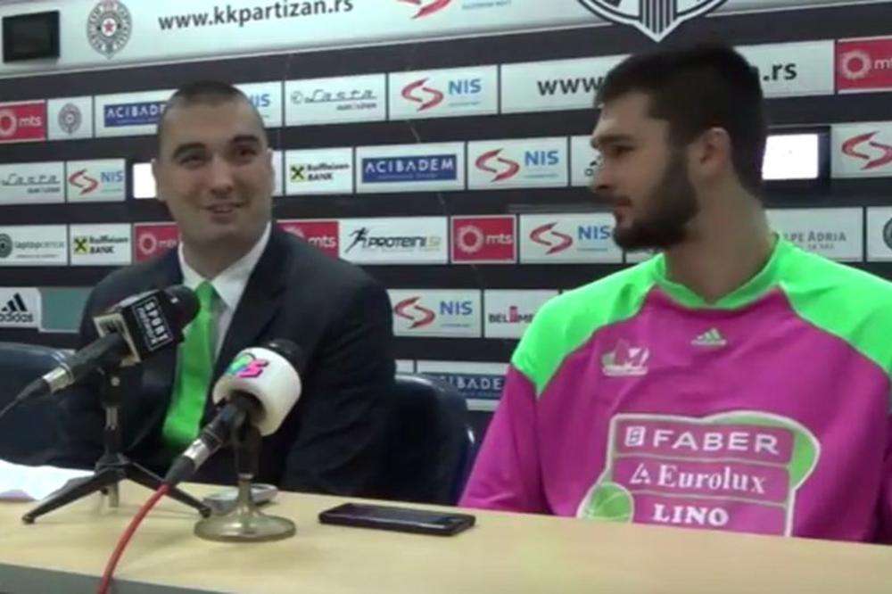 Erupcija smeha: Košarkaš Mege na konferenciji za štampu pomešao Zvezdu i FMP! (VIDEO)