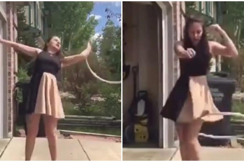 Uzela je hula hop i počela da pleše: Sad joj se divi svet (VIDEO)