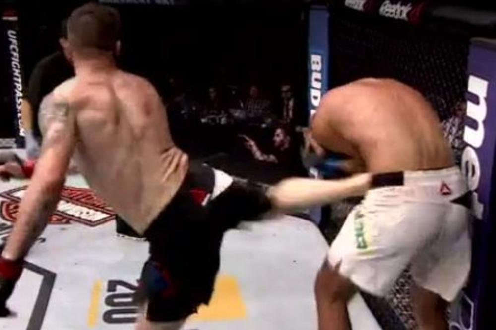 Neviđeni nokaut posle udarca nogom iz okreta! (VIDEO)