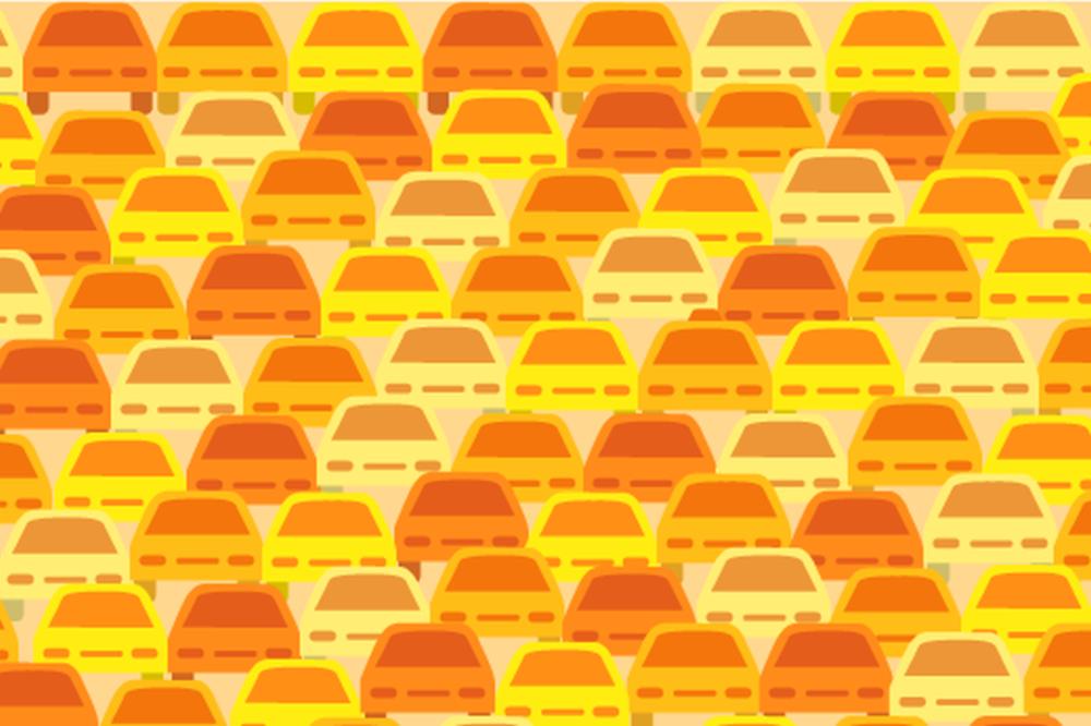 Nova zagonetka zaludela svet: Pronađite taksi u gomili automobila! (FOTO)